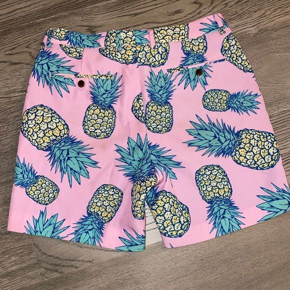 SHINESTY PINK Pineapple Shorts 31/32 - Picture 5 of 5